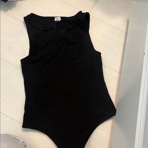Redone black  Sleeveless Bodysuit